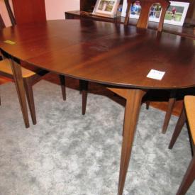 MaxSold Auction: This auction features teak dining table, teak chairs, teak china cabinet, love seat, table and chairs, desk and typewriter, bed and end table, and more!